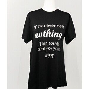 Lot Of 2 Matching Friends Twining School BFFs T-Shirt Both Sz Medium 100%Cotton